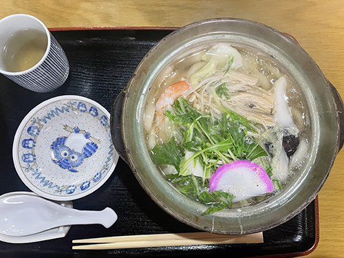 写真、もみぢ、メニュー、なべ焼きうどん