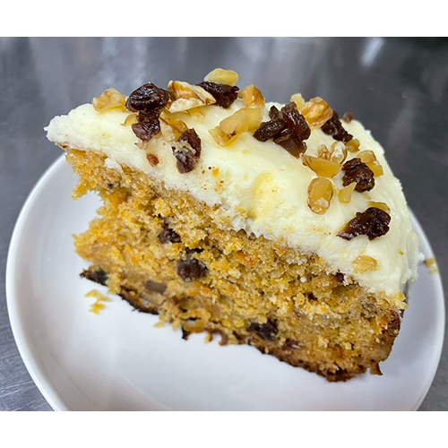 キャロットケーキ、ピース