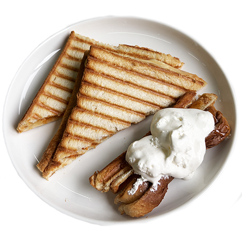 ホットサンド、ツナ