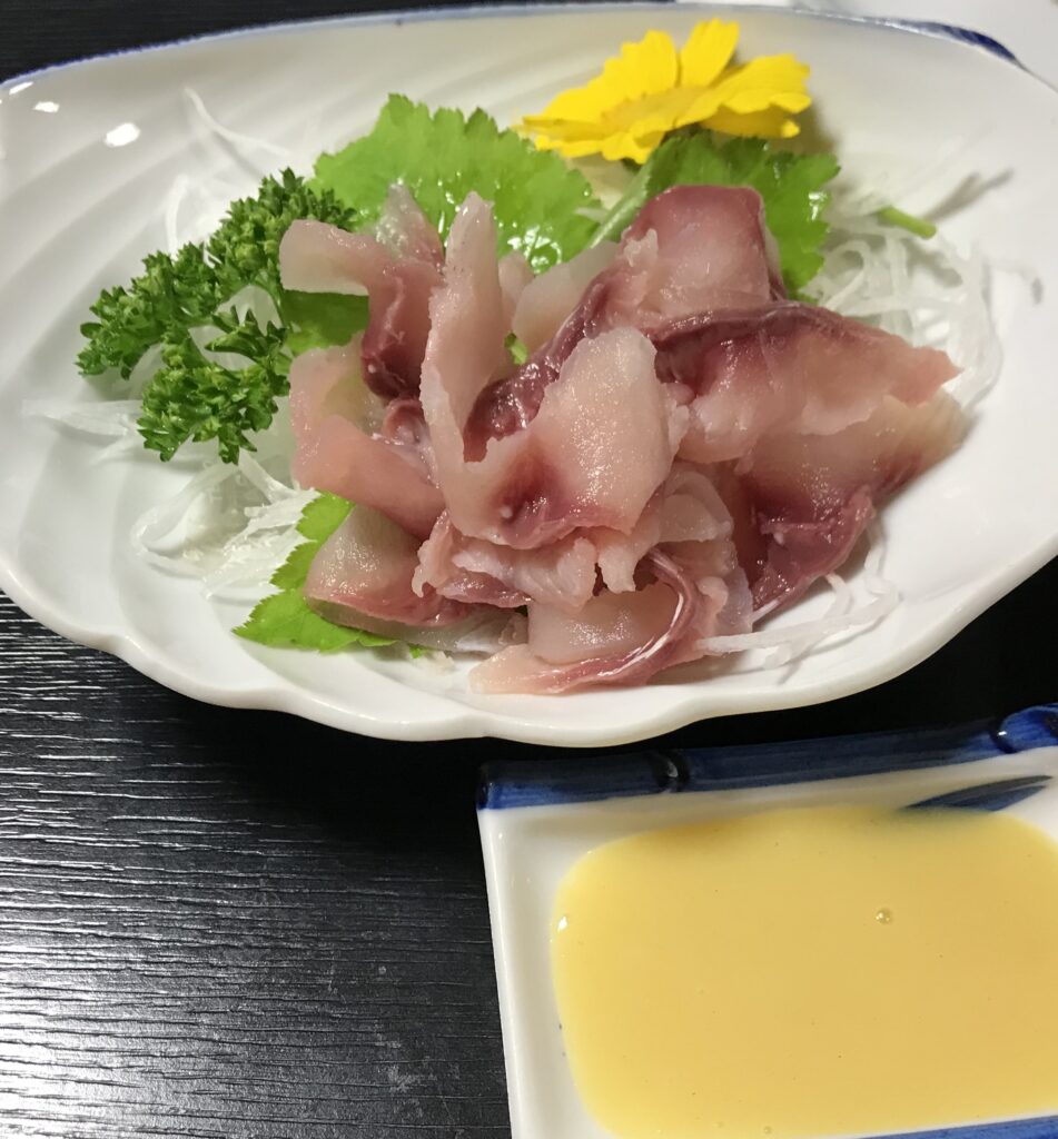 鯉のお造り