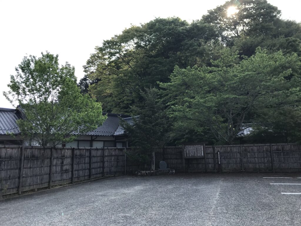 中津井陣屋 駐車場